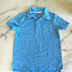 Boys cat and Jack polo / baby blue / size 6/7